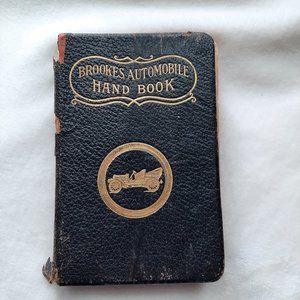 Vintage Brookes Automobile Hand Book, L. Elliot Brookes 1911